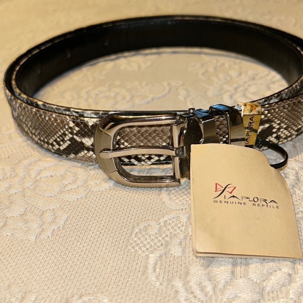 Retic Python Belt NWT Simplora
